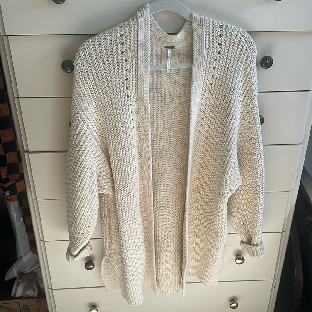 Free People cream sweater